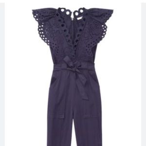 NWT Tanya Taylor blue jumpsuit